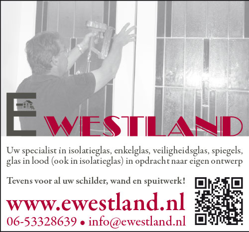 Advertentie schildersbedrijf E. Westland uit Huizen