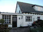 Typisch Huizers huisje geschilderd in oude stijl